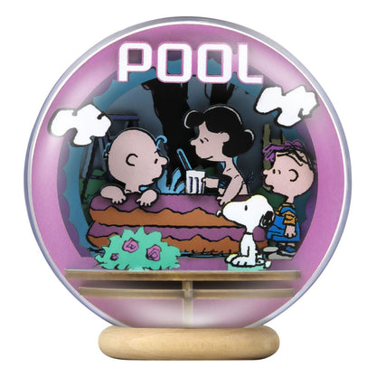 Peanuts Puremind Model Kit Wooden Theater Globe Cool Pool