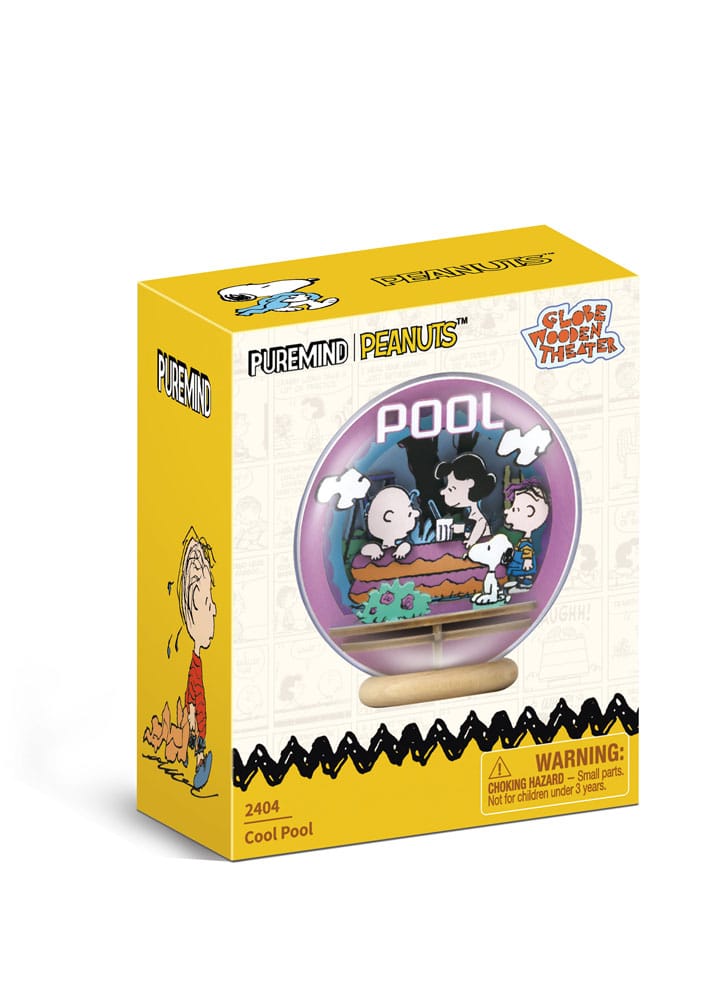 Peanuts Puremind Model Kit Wooden Theater Globe Cool Pool