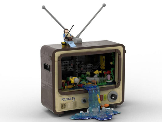 Original-Retro Series Construction Set Vintage Television 19 cm Construction kits