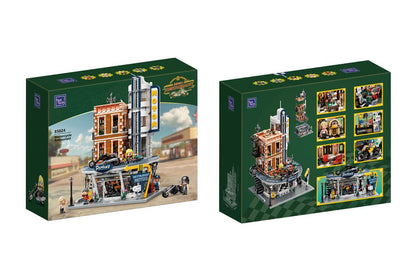 Pantasy Original Construction Set Motorcycle Restaurant