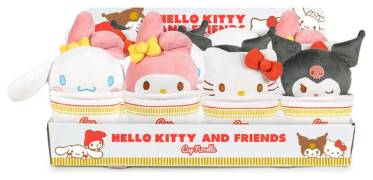 Hello Kitty &amp; Friends Plush Figures - Cup Noodles 16 cm Assortment (24)