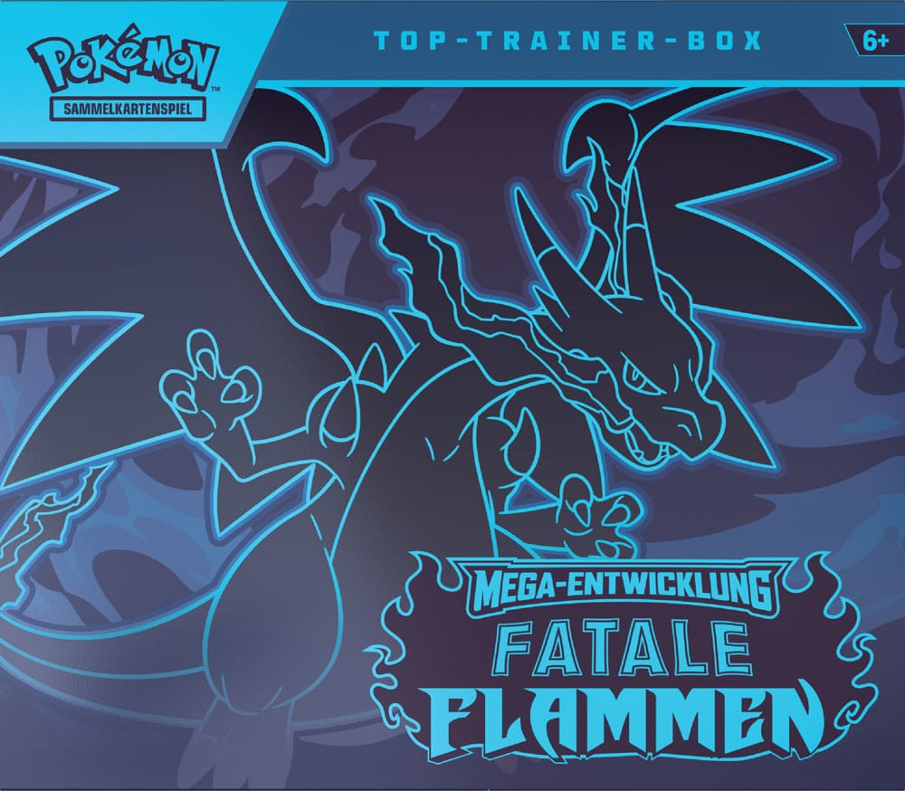 Pokémon ME02 Fatale Flammen Top Trainer Box *German Version*