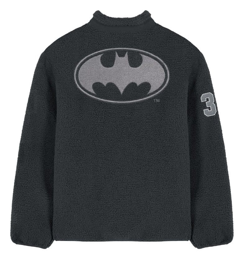 DC Comics Sherpa Jacket Batman Logo