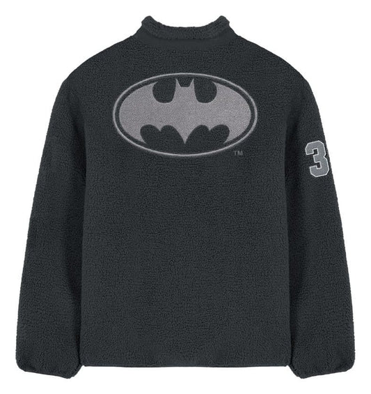 DC Comics Sherpa Jacket Batman Logo Size M