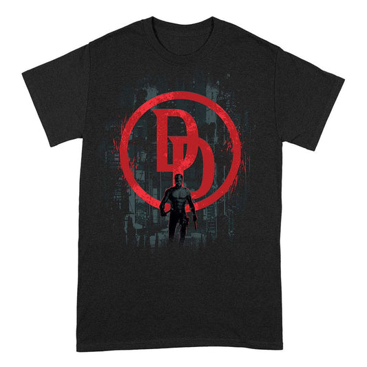 Marvel Daredevil T-Shirt Daredevil Double D Shadow Size S