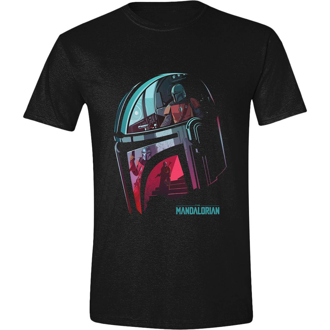 Star Wars The Mandalorian T-Shirt Reflection Size L T-shirts