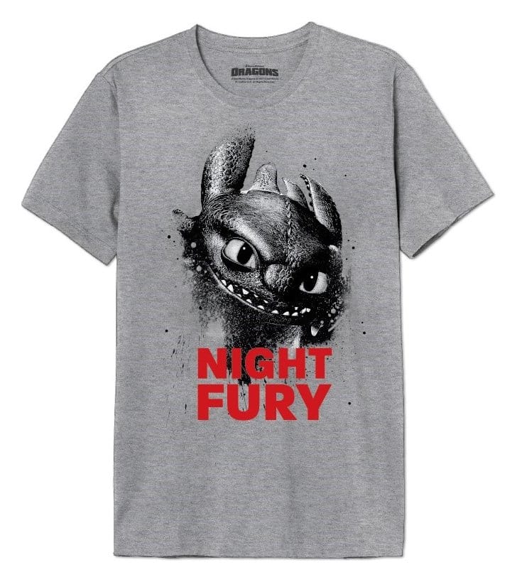 How to Train Your Dragon T-Shirt Night Fury Size XL