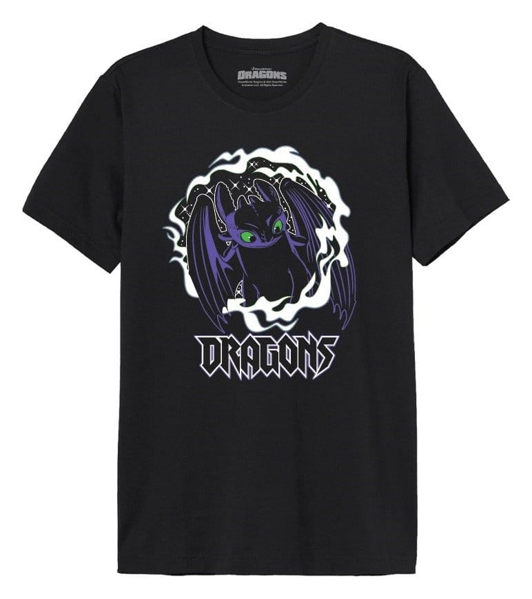 How to Train Your Dragon T-Shirt Dragons Size L