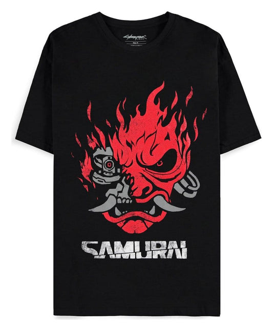 Cyberpunk 2077 T-Shirt Samurai Bandmerch  Size M