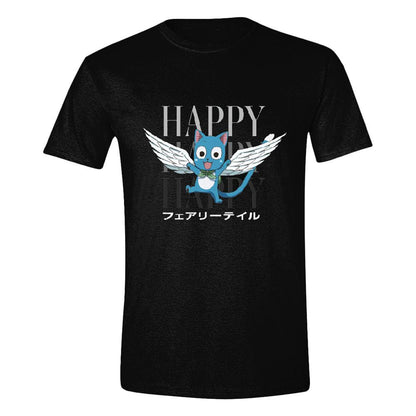 Fairy Tail T-Shirt Happy Happy Happy Size M T-shirts