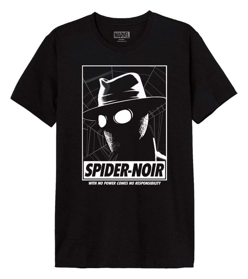 Marvel T-Shirt Spider-Noir Red Banner Cover