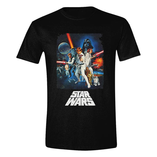 Star Wars A New Hope T-Shirt Retro Poster Size L