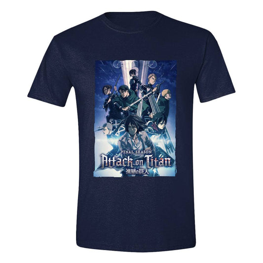 Attack On Titan T-Shirt Season Poster Size XL T-shirts
