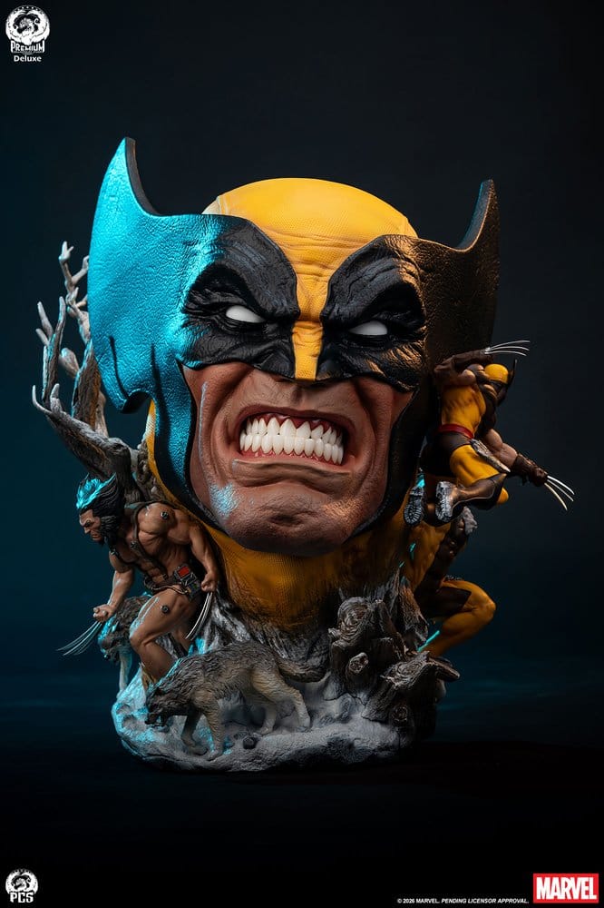 Marvel Fine Art Bust Wolverine Deluxe Edition 48 cm