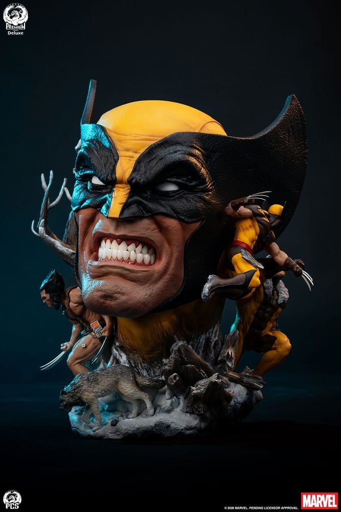 Marvel Fine Art Bust Wolverine Deluxe Edition 48 cm