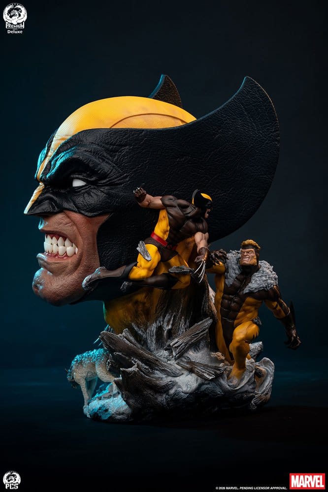 Marvel Fine Art Bust Wolverine Deluxe Edition 48 cm