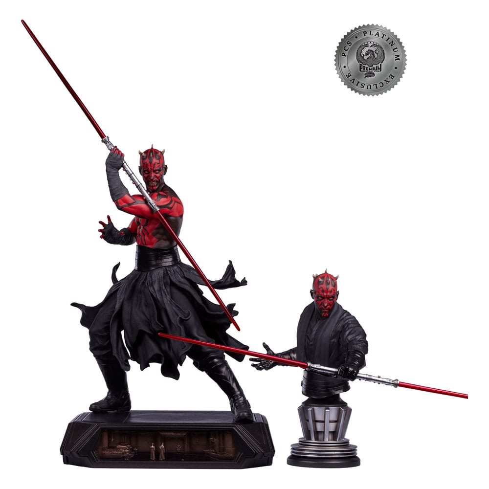 Star Wars Epic Series Statue 1/3 Darth Maul Platinum Exclusive 86 cm