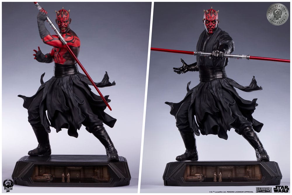 Star Wars Epic Series Statue 1/3 Darth Maul Platinum Exclusive 86 cm