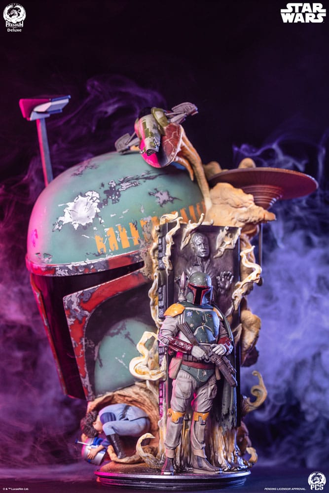 Star Wars The Empire Strikes Back Fine Art Bust Boba Fett Deluxe Edition 50 cm