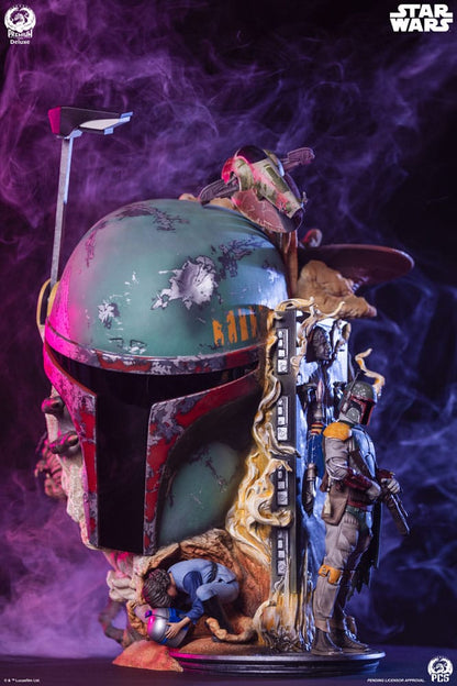 Star Wars The Empire Strikes Back Fine Art Bust Boba Fett Deluxe Edition 50 cm
