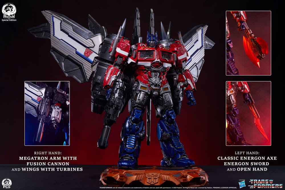 Transformers Museum Scale Statue Optimus Prime Jet Convoy Edition 87 cm Statues
