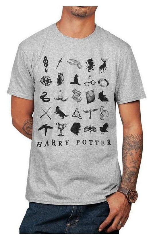 Harry Potter T-Shirt Icons Size M