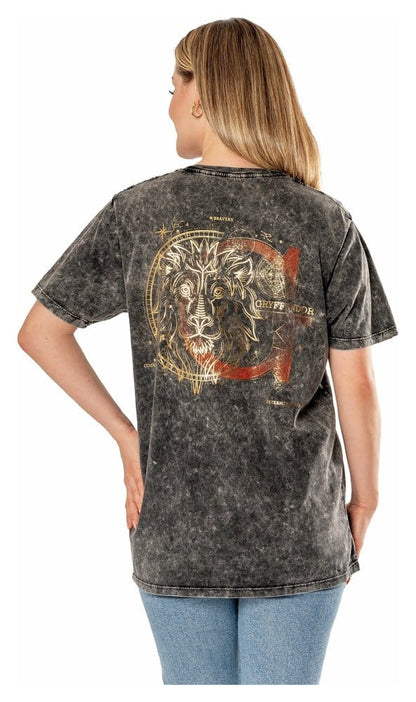 Harry Potter T-Shirt Acid Wash Gryffindor Size M