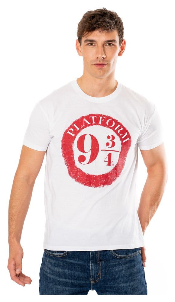 Harry Potter T-Shirt Platform 9 3/4 Raised Print Size XXL