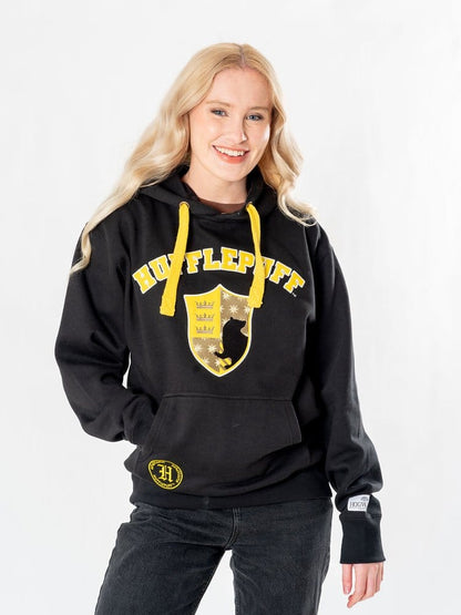 Harry Potter Hooded Sweater Hufflepuff Deluxe Size L