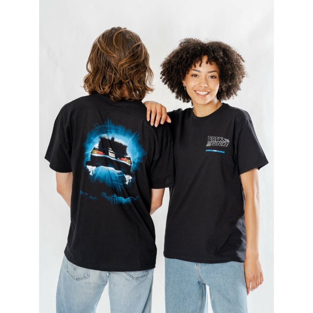 Back to the Future T-Shirt Delorean Reverse Size XL