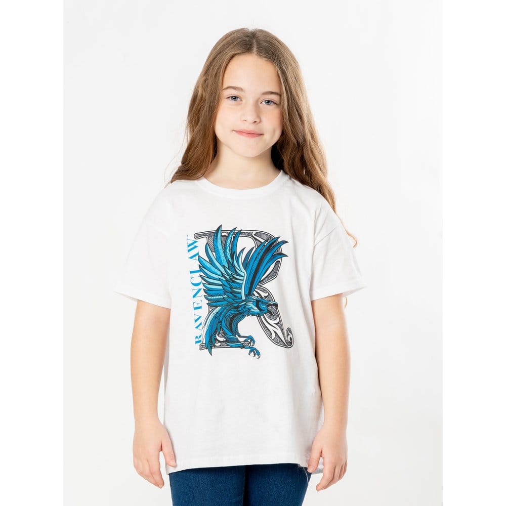 Harry Potter Kids T-Shirt Ravenclaw Mosaic Size 5-6