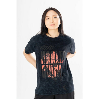 DC Comics T-Shirt Harley Quinn Acid Wash Xoxo Size XL