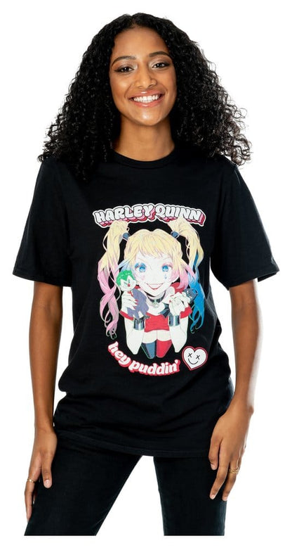 DC T-Shirt Harley Quinn Anime Puddin' Size M