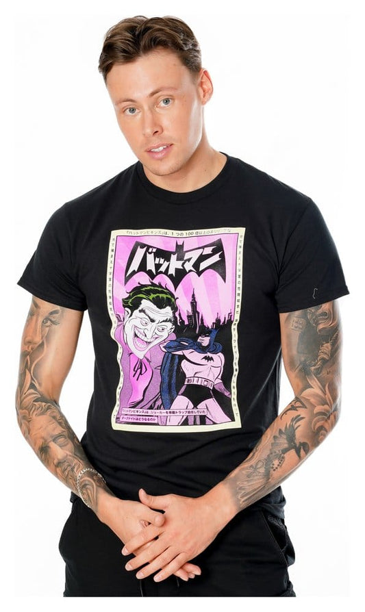 Batman T-Shirt Joker Anime Poster Size L