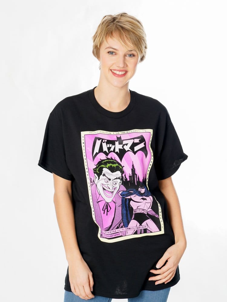 Batman T-Shirt Joker Anime Poster Size L