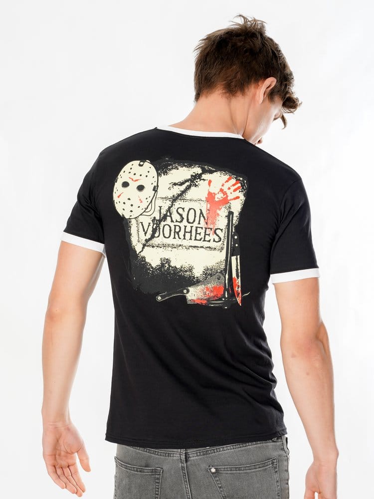 Friday the 13th T-Shirt Life Ring Mask Reverse