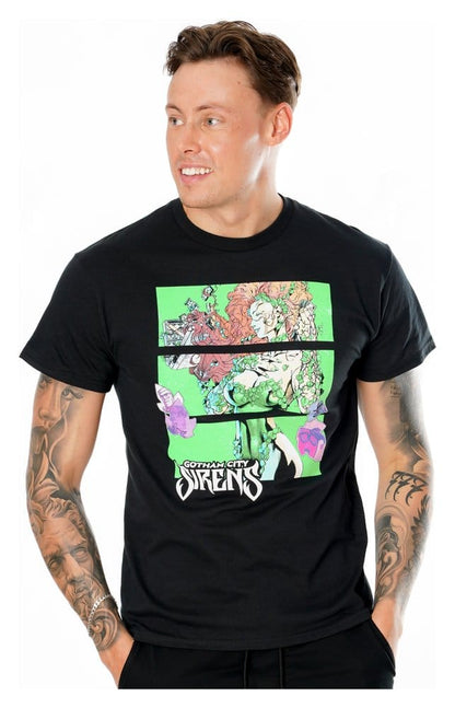 Gotham City Sirens T-Shirt Poison Ivy Sirens Cash Black Size S
