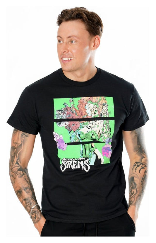 Gotham City Sirens T-Shirt Poison Ivy Sirens Cash Black Size S