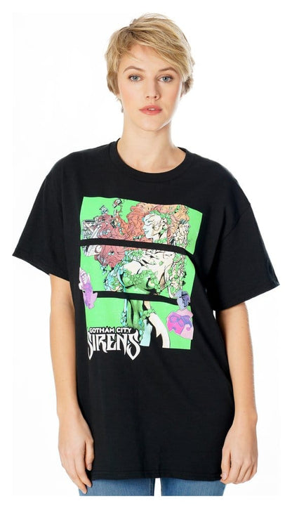 Gotham City Sirens T-Shirt Poison Ivy Sirens Cash Black Size S