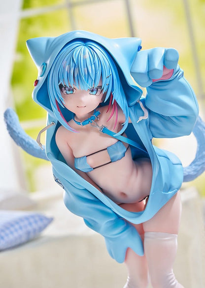 Virtual illustrator Kanzarin PVC Figure 1/6 kanzarin-chan: Cat-Eared Hoodie Ver. 26 cm
