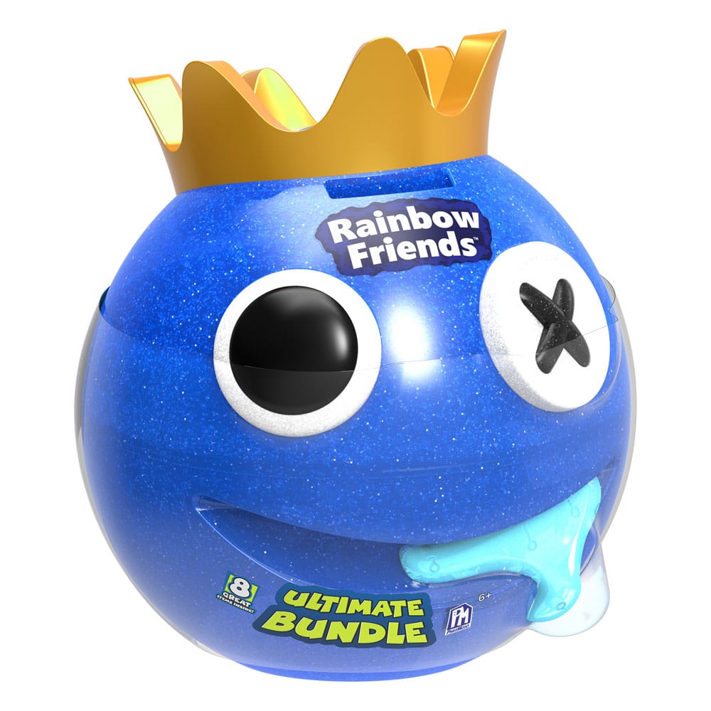 Rainbow Friends Head Bundle Blue Metallic Mini-figures