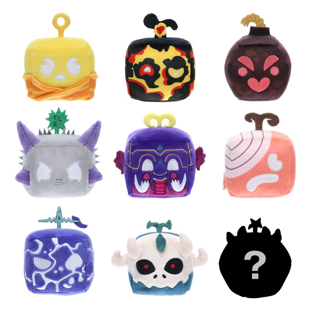 Blox Fruits Plush Figures 10 cm Mystery Plush Series 2 Display (9) Plushes