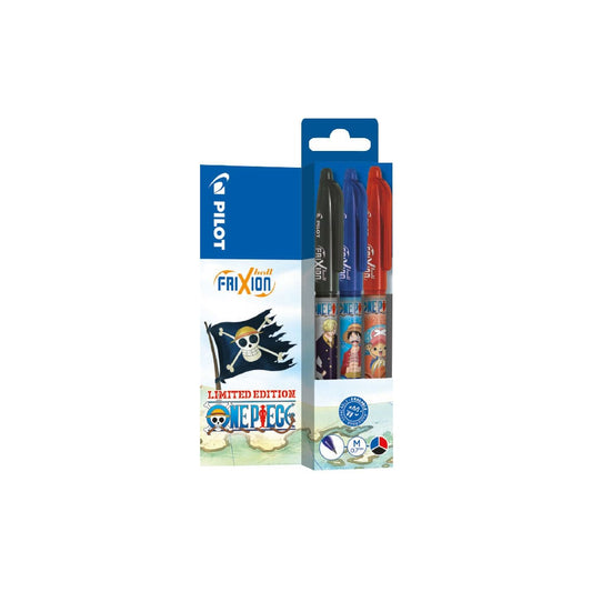 One Piece 3-Pack Rollerball pen FriXion Ball Limited Edition LE 0.7 Stationery