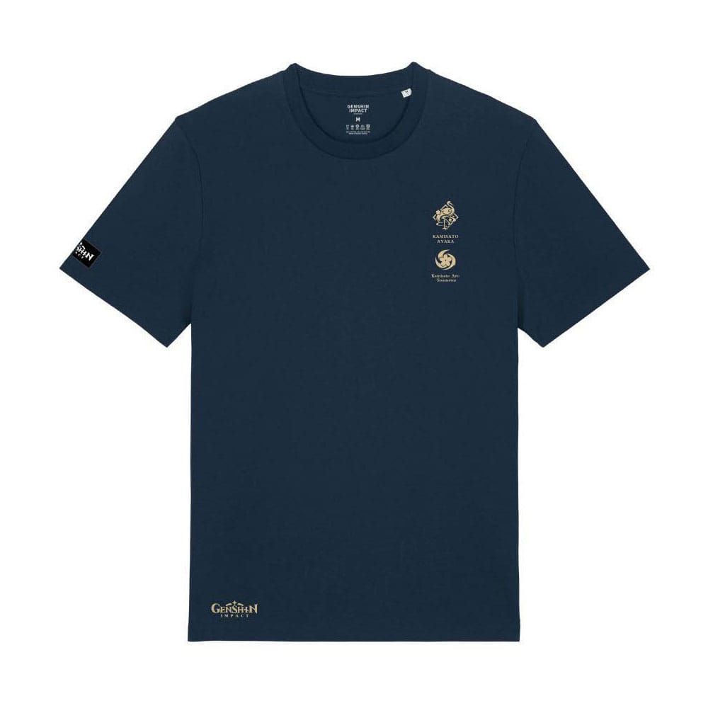 Genshin Impact T-Shirt Kamisato Ayaka Frostlake Heron Size S