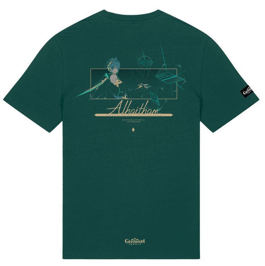 Genshin Impact T-Shirt Alhaitham Green Size XXL