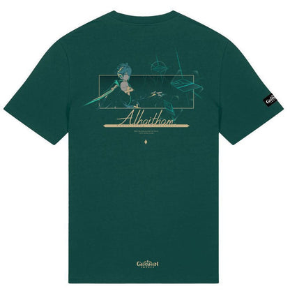 Genshin Impact T-Shirt Alhaitham Green Size XXL