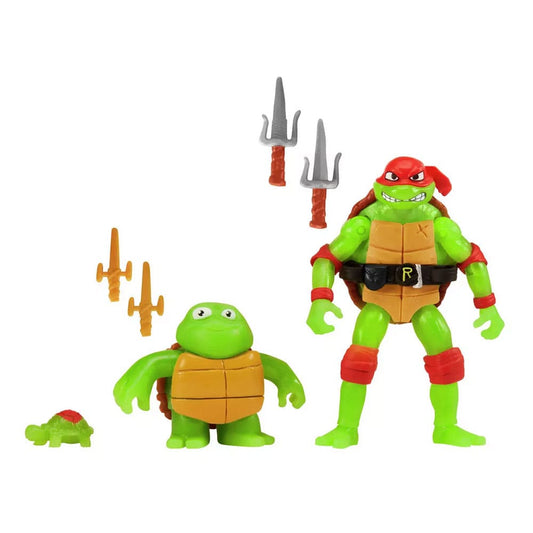 Teenage Mutant Ninja Turtles: Mutant Mayhem Action Figure 3-Pack Raphael Evolution 10 cm