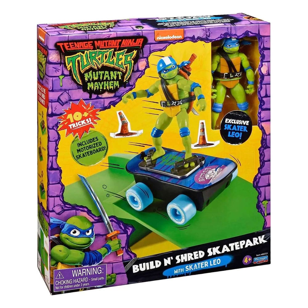 Teenage Mutant Ninja Turtles: Mutant Mayhem Build N' Shred Skatepark Assortment (8)