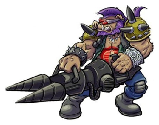 Teenage Mutant Ninja Turtles x G.I. Joe Crossover Classics Action Figure Rocksteady x Dreadnok Buzzer 12 cm