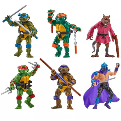 Teenage Mutant Ninja Turtles 6-Pack Action Figures 1988 Remastered heo EU Exclusive Action figures